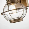 Image de Kichler LED Wand Buitenlamp Bridge Point | 1X E27 Max 60W | IP44 | Dimbaar | Natural Brass