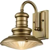 Image de Feiss LED Wand Buitenlamp Redding Station | 1X E27 Max 60W | IP44 | Dimbaar | Painted Distressed Bronze