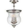 Image de Feiss LED Plafondlamp Pickering Lane | 3X E14 Max 40W | Dimbaar | Polished Nickel