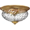 Image de Hinkley LED Plafondlamp Plantation | 3X E27 Max 60W | Dimbaar | Burnished Brass
