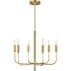 Image de Feiss LED Kroonluchter | 6X E14 Max 60W | Dimbaar | Burnished Brass