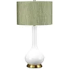 Image de Elstead Lighting LED Tafellamp MILO | 1X E27 Max 60W | Aged Brass, White, Green