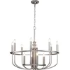 Image de Kichler LED Kroonluchter | 12X E14 Max 40W | Dimbaar | Brushed Nickel