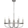 Image de Kichler LED Kroonluchter | 6X E14 Max 40W | Dimbaar | Brushed Nickel