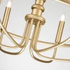 Image de Kichler LED Kroonluchter | 6X E14 Max 40W | Dimbaar | Painted Natural Brass