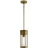 Image de Kichler LED Buiten Hanglamp Camillo | 1X E27 Max 60W | IP44 | Dimbaar | Painted Natural Brass