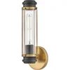 Image de Hinkley LED Wandlamp Masthead | 1X E27 Max 40W | IP44 | Dimbaar | Heritage Brass & Black