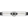 Image de Hinkley LED Wandlamp Masthead | 2X E27 Max 40W | IP44 | Dimbaar | Polished Chrome & Black