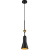 Image de Elstead Lighting LED Hanglamp Etoile | 1X E27 Max 60W | Dimbaar | Matte Black and Gold Leaf