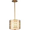 Image de Elstead Lighting LED Hanglamp Ziggy | 1X E27 Max 40W | Dimbaar | Lacquered Gold