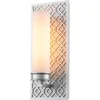 Image de Elstead Lighting LED Wandlamp Ziggy | 1X E27 Max 40W | IP44 | Lacquered Silver