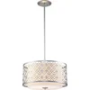Image de Elstead Lighting LED Hanglamp Ziggy | 2X E27 Max 60W | Dimbaar | Lacquered Silver