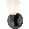 Image de Elstead Lighting LED Wandlamp Bowtie | 3W 3000K 300Lm 830 | IP44 | Dimbaar | Matte Black