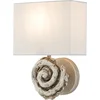 Image de Flambeau LED Wandlamp Swirl | 1X E27 Max 60W | Bone White