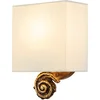 Image de Flambeau LED Wandlamp Swirl | 1X E27 Max 60W | Gold Leaf