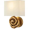 Image de Flambeau LED Wandlamp Swirl | 1X E27 Max 60W | Gold Leaf