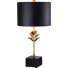 Image de Flambeau LED Tafellamp Camilia | 1X E27 Max 60W | Antique Gold and Black