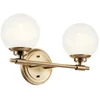 Image de Kichler LED Wandlamp Benno | 2X E27 Max 3W | Champagne Bronze