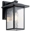 Image de Kichler LED Wand Buitenlamp Cappanna | 1X E27 Max 60W | Textured Black