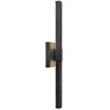 Image de Kichler LED Wand Buitenlamp Nocar | 39W 3000K 830 | Textured Black