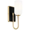 Image de Kichler LED Wandlamp Solia | 1X E27 Max 3W | Champagne Bronze & Black