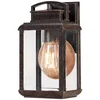 Image de Bohemian Wandlamp - Steady Lighting - Metaal - Bohemian - E27 - L: 15.2cm - Voor Buiten - Woonkamer - Eetkamer - Brons