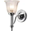 Image de Landelijke Wandlamp - Steady Lighting - Metaal - Landelijk - G9 - L: 21.2cm - Voor Binnen / Binnen - Woonkamer - Eetkamer - Zilver