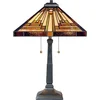 Image de Quoizel Tiffany LED Tafellamp Stephen | 2X E27 Max 60W | Vintage Bronze