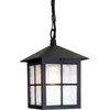Image de Landelijke Hanglamp - Steady Lighting - Metaal - Landelijk - E27 - L: 18.5cm - Voor Buiten - Woonkamer - Eetkamer - Zwart