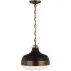 Image de Bohemian Hanglamp - Steady Lighting - Metaal - Bohemian - E27 - L: 33cm - Voor Binnen - Woonkamer - Eetkamer - Brons