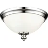 Image de Feiss LED Plafondlamp Parkman | 2X E27 Max 60W | Dimbaar | Polished Nickel