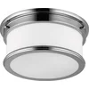 Image de Landelijke Plafondlamp - Steady Lighting - Metaal - Landelijk - E27 - L: 31.9cm - Voor Binnen / Binnen - Woonkamer - Eetkamer - Zilver