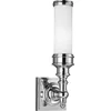 Image de Landelijke Wandlamp - Steady Lighting - Metaal - Landelijk - G9 - L: 12.1cm - Voor Binnen / Binnen - Woonkamer - Eetkamer - Zilver