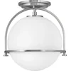 Image de Hinkley LED Plafondlamp Somerset | 1X E27 Max 60W | Dimbaar | Brushed Nickel