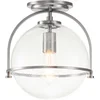Image de Hinkley LED Plafondlamp Somerset | 1X E27 Max 60W | Dimbaar | Brushed Nickel