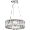 Image de Landelijke Hanglamp - Steady Lighting - Glas - Landelijk - G9 - L: 43.6cm - Voor Binnen / Binnen - Woonkamer - Eetkamer - Zilver