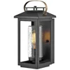 Image de Hinkley LED Wand Buitenlamp Atwater | 1X E27 Max 60W | IP44 | Dimbaar | Black