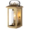 Image de Hinkley LED Wand Buitenlamp Atwater | 1X E27 Max 60W | IP44 | Dimbaar | Painted Distressed Brass