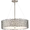 Image de Kichler LED Hanglamp Silver Coral | 4X E27 Max 60W | Dimbaar | Classic Pewter