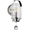 Image de Moderne Wandlamp - Steady Lighting - Metaal - Modern - E27 - L: 14cm - Voor Binnen - Woonkamer - Eetkamer - Blauw