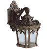 Image de Klassieke Wandlamp - Steady Lighting - Metaal - Klassiek - E27 - L: 19.7cm - Voor Buiten - Woonkamer - Eetkamer - Rood