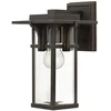 Image de Hinkley LED Wand Buitenlamp Manhattan | 1X E27 Max 60W | IP44 | Dimbaar | Oil Rubbed Bronze