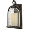 Image de Bohemian Wandlamp - Steady Lighting - Metaal - Bohemian - E27 - L: 27.3cm - Voor Buiten - Woonkamer - Eetkamer - Brons
