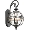 Image de Kichler LED Wand Buitenlamp Halleron | 2X E14 Max 40W | IP44 | Dimbaar | Londonderry