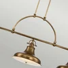 Image de Bohemian Hanglamp - Steady Lighting - Metaal - Bohemian - E27 - L: 34.3cm - Voor Binnen - Woonkamer - Eetkamer - Brons