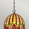 Image de Bohemian Hanglamp - Steady Lighting - Glas - Bohemian - E27 - L: 38.1cm - Voor Binnen - Woonkamer - Eetkamer - Brons