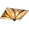 Image de Bohemian Tafellamp - Steady Lighting - Glas - Bohemian - E27 - L: 38.1cm - Voor Binnen - Woonkamer - Eetkamer - Brons