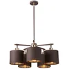 Image de Bohemian Kroonluchter - Steady Lighting - Metaal - Bohemian - E27 - L: 55.2cm - Voor Binnen - Woonkamer - Eetkamer - Bruin