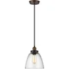 Image de Feiss LED Hanglamp Baskin | 1X E27 Max 60W | Dimbaar | Painted Aged Brass/Dark Weathered Zinc