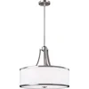 Image de Landelijke Hanglamp - Steady Lighting - Metaal - Landelijk - E27 - L: 46.8cm - Voor Binnen - Woonkamer - Eetkamer - Zilver